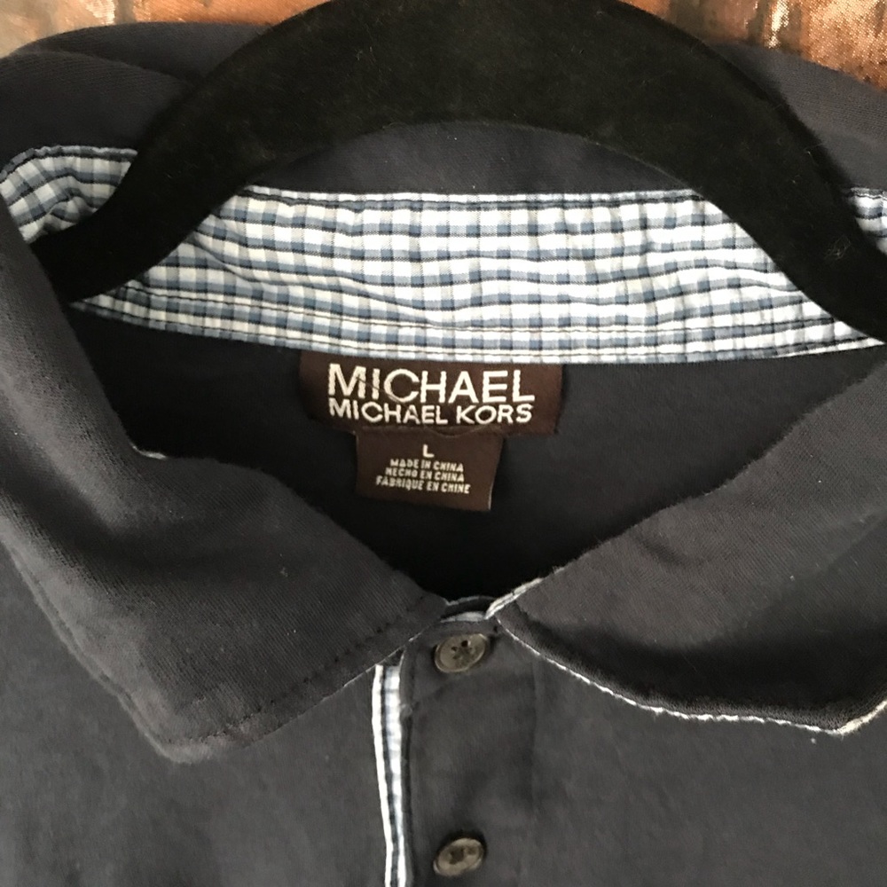 Michael Kors Sadie Navy Men’s Polo - Picture 4 of 5